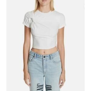 T Alexander Wang Twisted Crop Top NWT